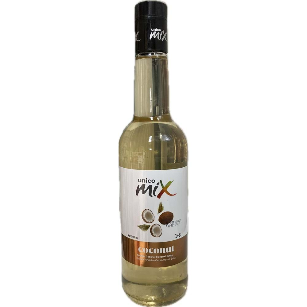 Mix Hindistan Cevizi Regular Şurup 700ml Cam*6