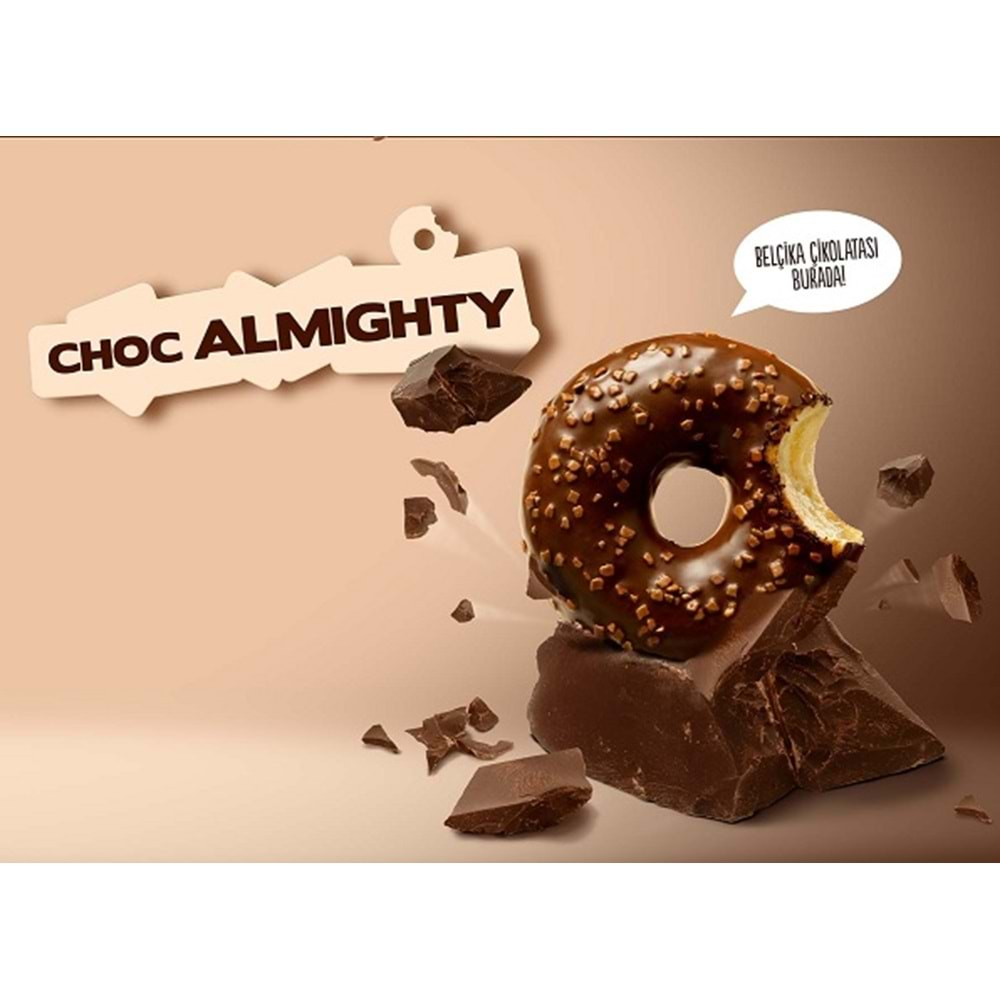 Donut Choc Almighty 56Gr * 48