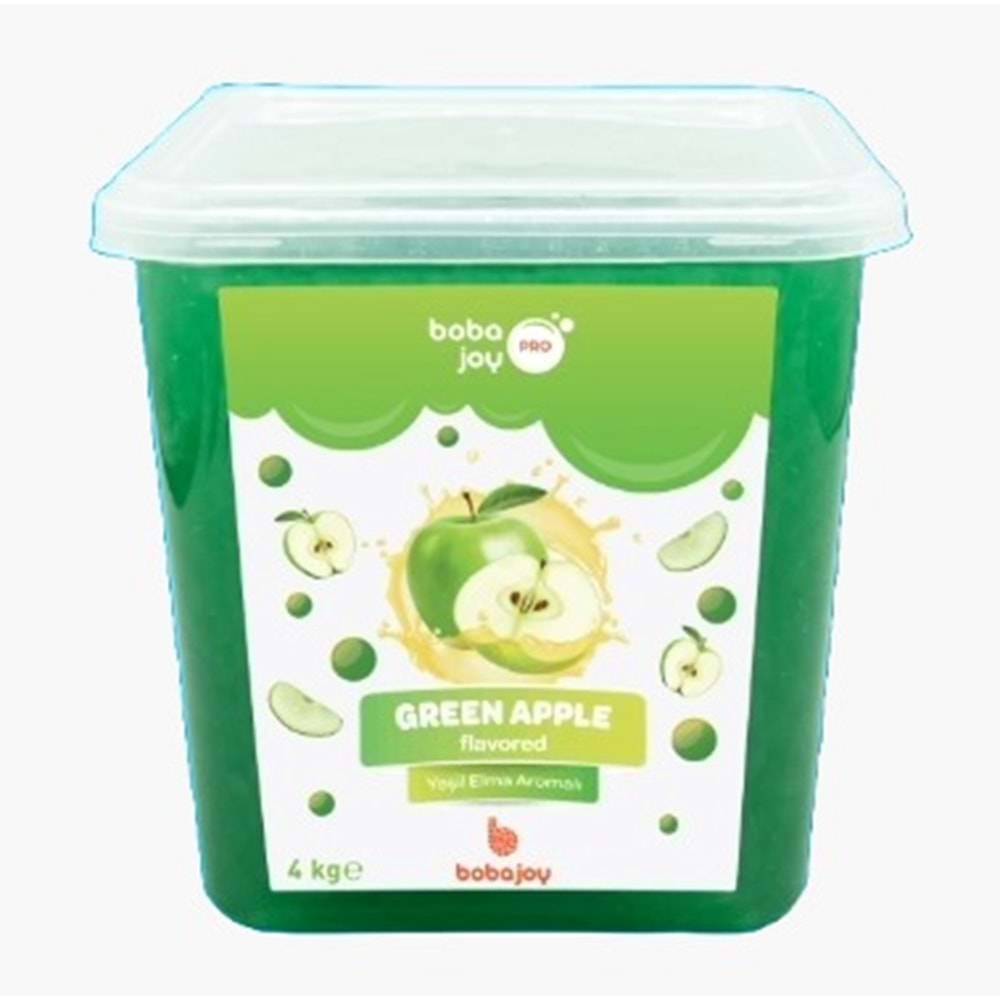 Bubble Tea Yeşil Elma Bobajoy 4 Kg * 4