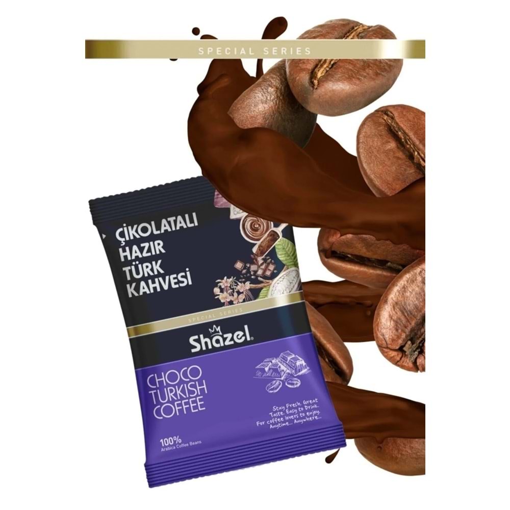 Shazel Çikolatalı Hazır Türk Kahvesi 100gr -16 * 4