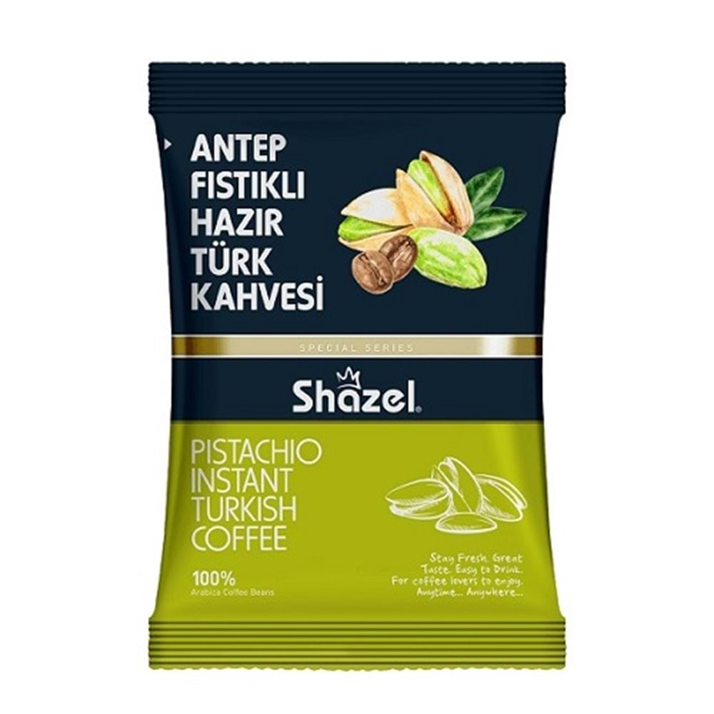 Shazel Antep Fıstık & Çikolata Hazır Türk Kahvesi 100gr -16 * 4