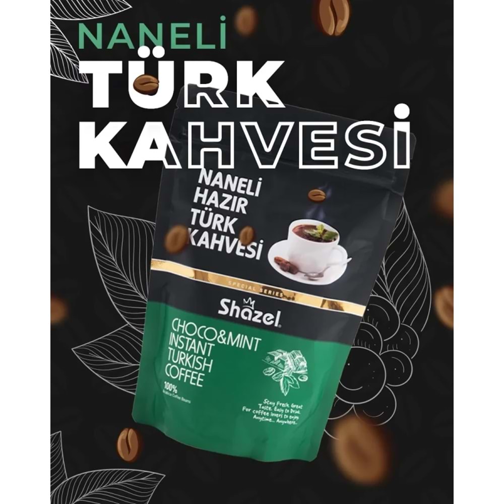 Shazel Naneli Hazır Türk Kahvesi 200gr -18 Ad