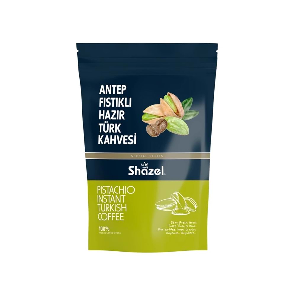 Shazel Antep Fıstık Hazır Türk Kahvesi 200gr -18 Ad