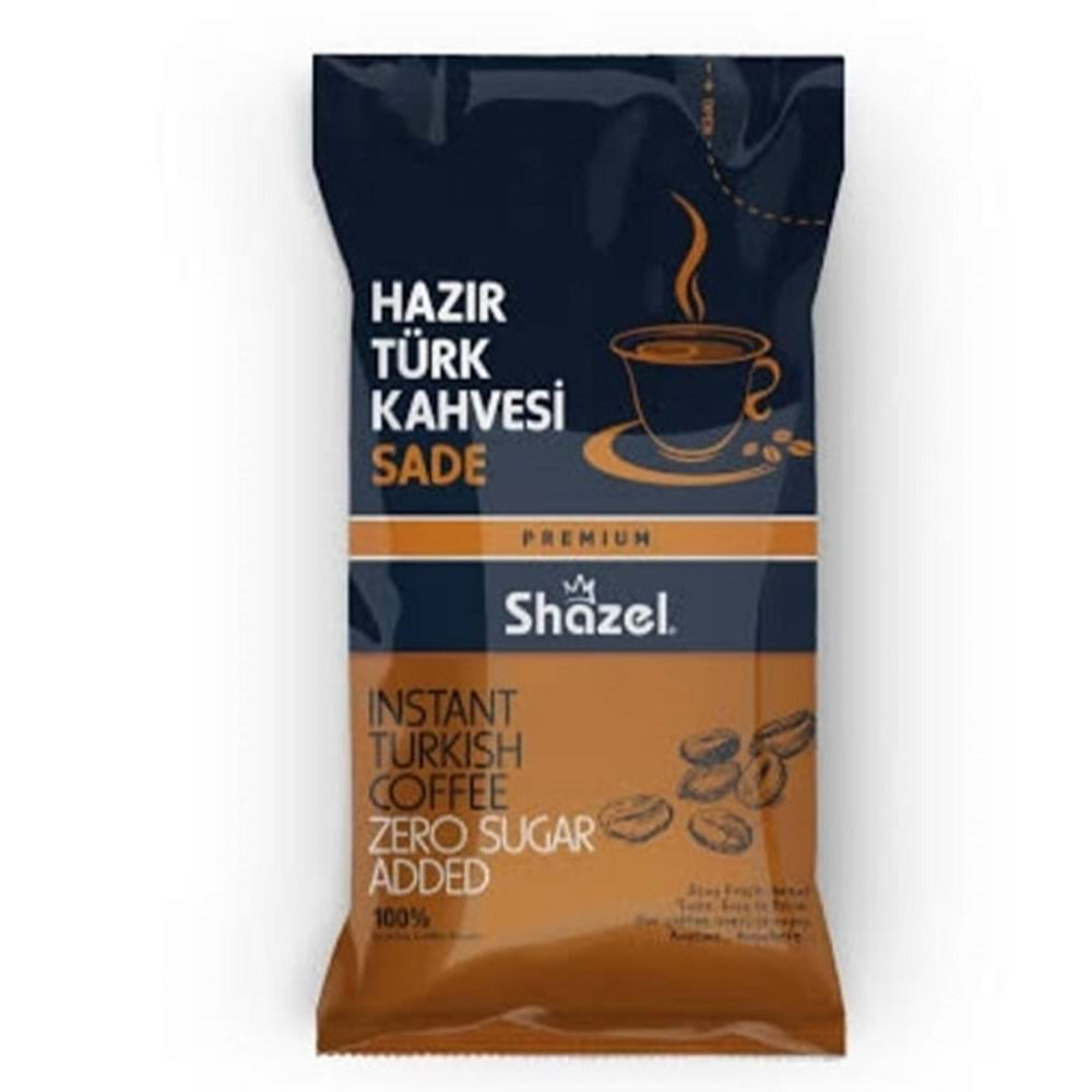 Shazel Hazır Türk Kahvesi Sade 7 Gr 12Ad * 12