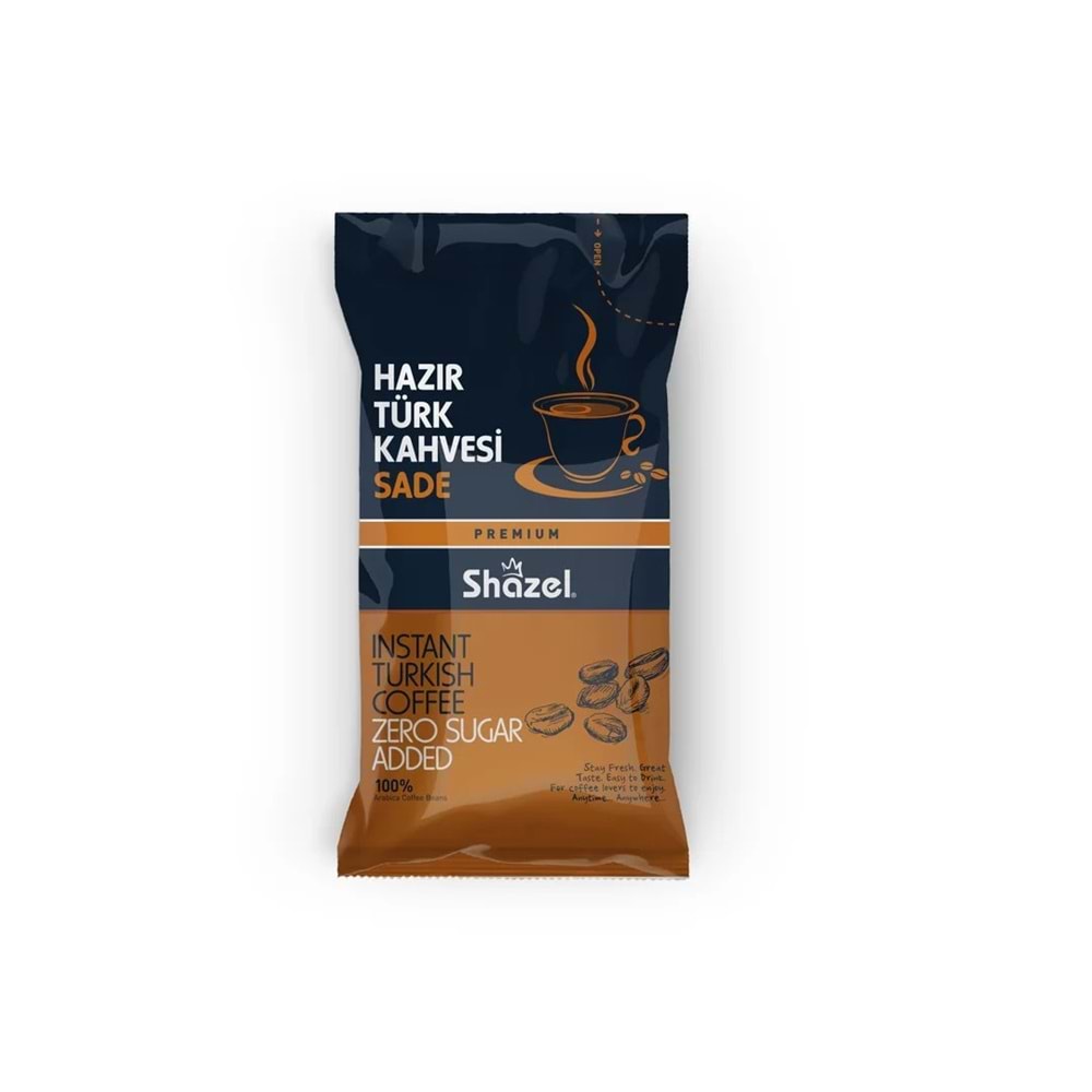 Shazel Hazır Türk Kahvesi Sade 7 Gr 12Ad * 12