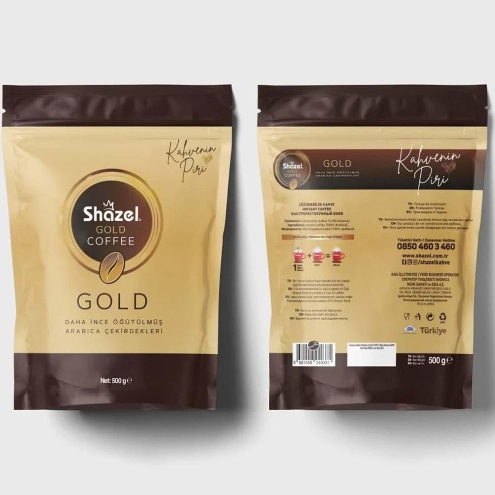 Shazel Gold Instant 500Gr*6