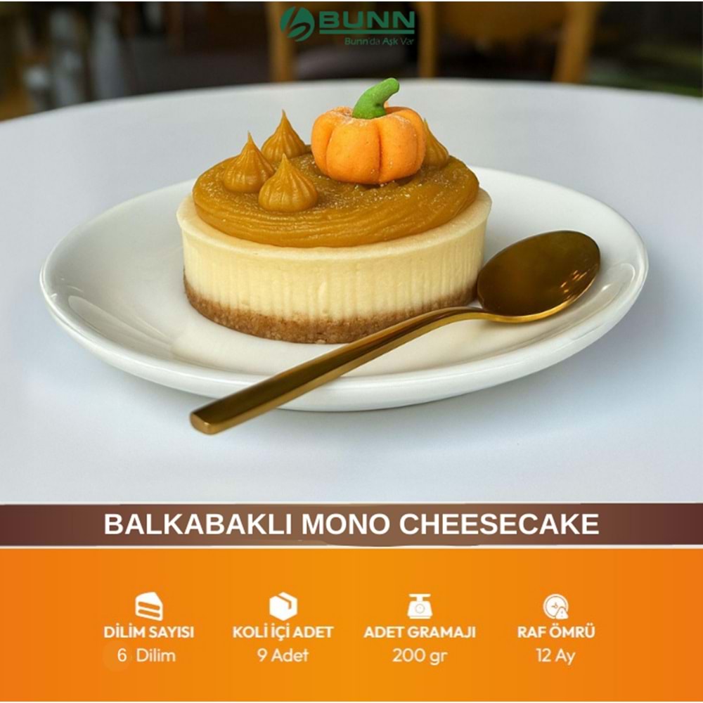 Bf Mono Balkabaklı Cheesecake 200Gr 6Ad*9