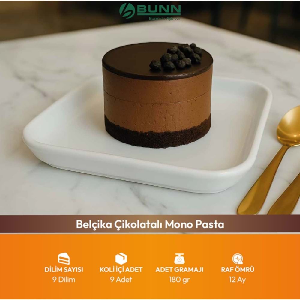 Bf Belçika Çikolatalı Mono Pasta 180Gr 9Dlm*9