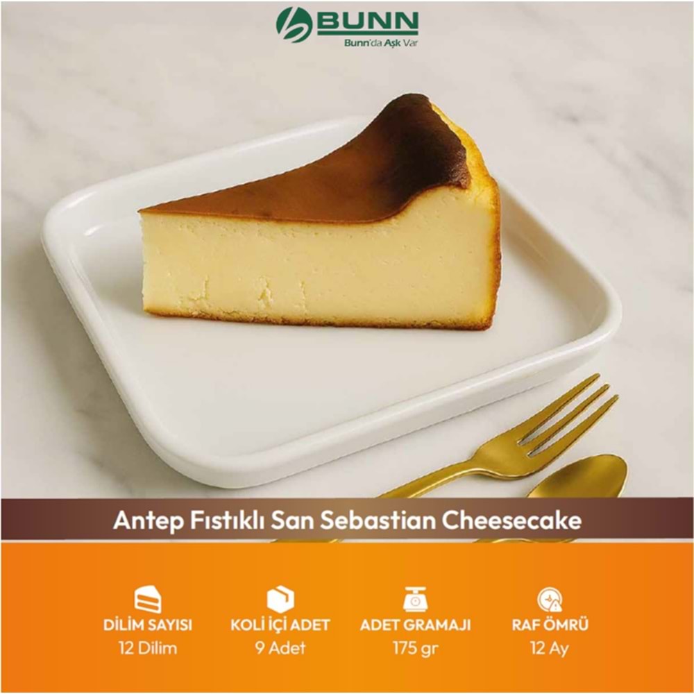 Bf San Sebastian Cheesecake 175Gr 12Dlm*9