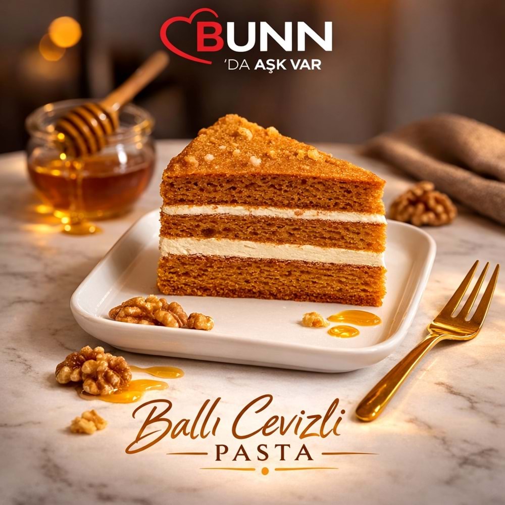 Bf Ballı Cevizli Pasta 150Gr 8Dlm*9