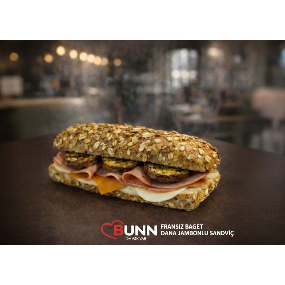 Bf Fransız Baget Dana Jambonlu Sandviç 250Gr*12