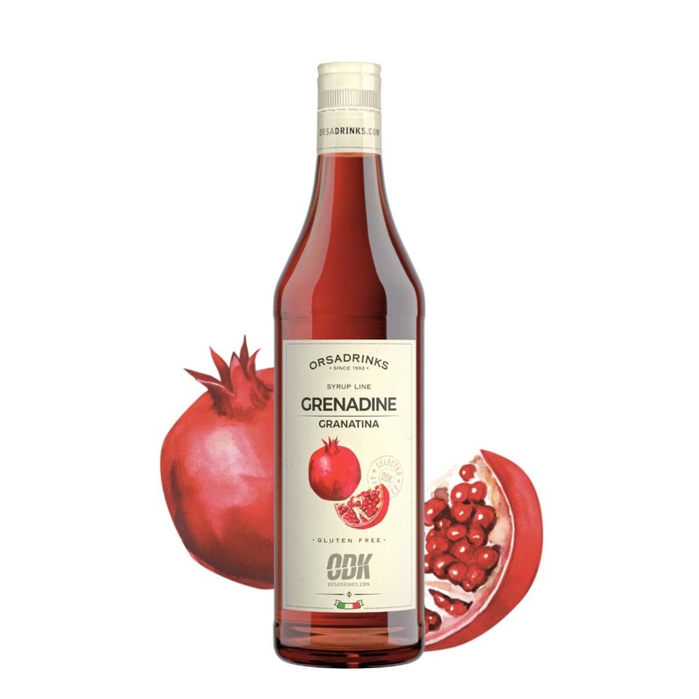 Odk Grenadine (Nar) Şurup Cam 700ml*6