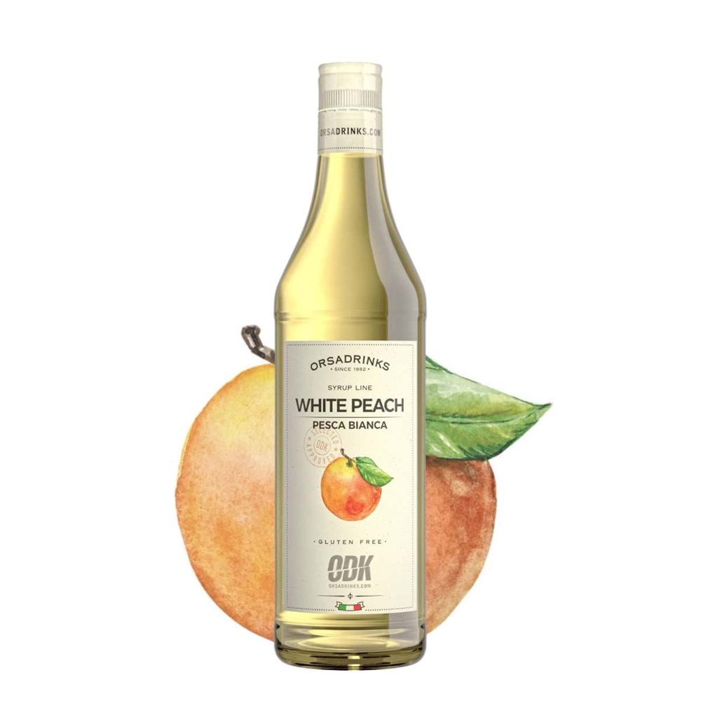 Odk Peach (Şeftali) Şurup 700 ml Cam * 6