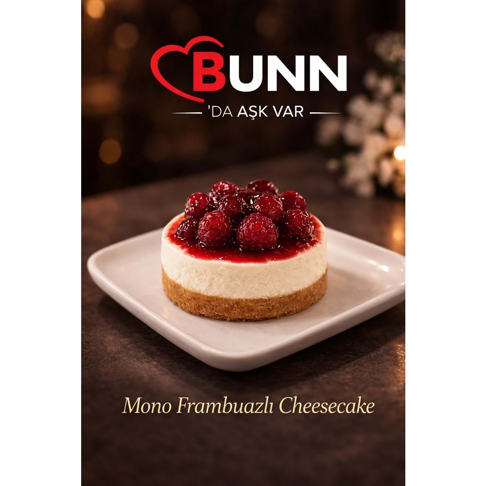 Bf Mono Frambuazlı Cheesecake 190Gr 6Ad*9