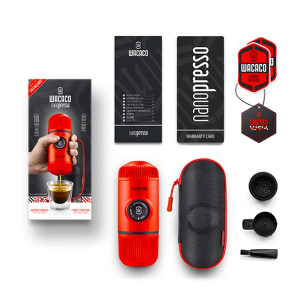 Wacaco Nanopresso-Lav Kırmızısı