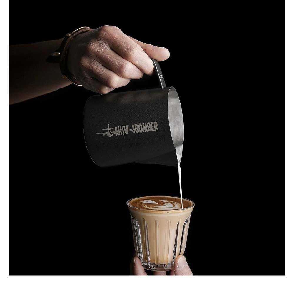 3Bomber Süt Potu 5.0 - 700 ml Pitcher Matte Black