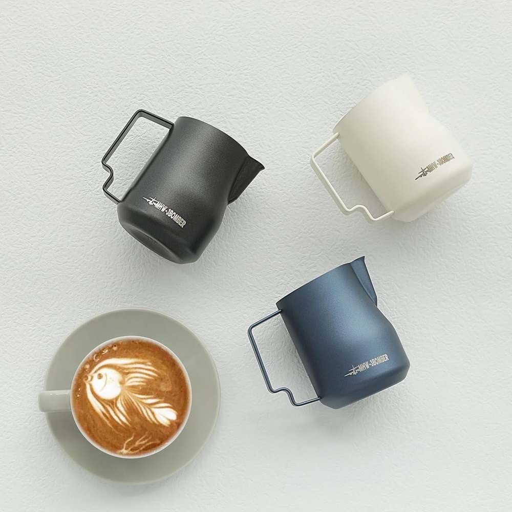 3Bomber Turbo Süt Potu - 520 ml Pitcher Off White
