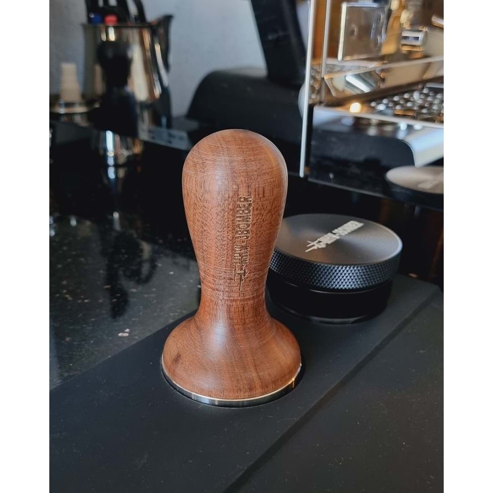 3Bomber Walnut Tamper - 58.35mm