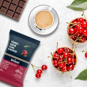 Shazel Vişne & Çikolata Hazır Türk Kahvesi 100gr -16 * 4