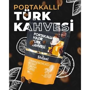 Shazel Portakallı Hazır Türk Kahvesi 200gr -18 Ad