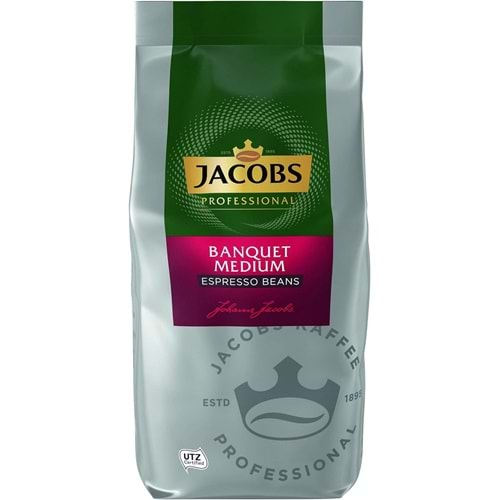 Jacobs Banquet (Intensiv) Medium Espresso Beans 1kg*8