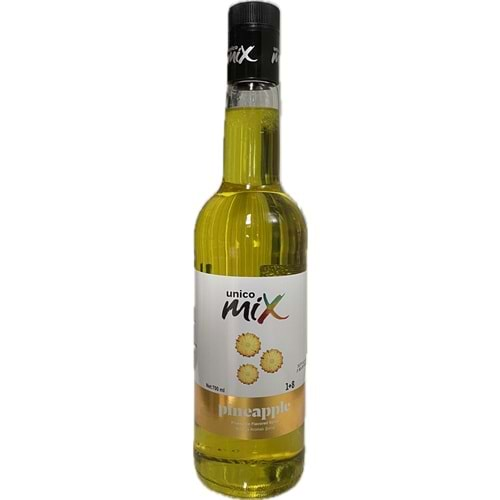 Mix Ananas Şurup 700 ml Cam Şişe*6