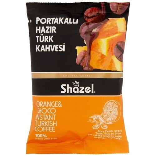 Shazel Portakallı Hazır Türk Kahvesi 100gr -16 * 4