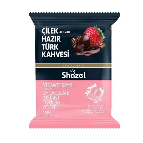 Shazel Çilek Hazır Türk Kahvesi 100gr -16 * 4