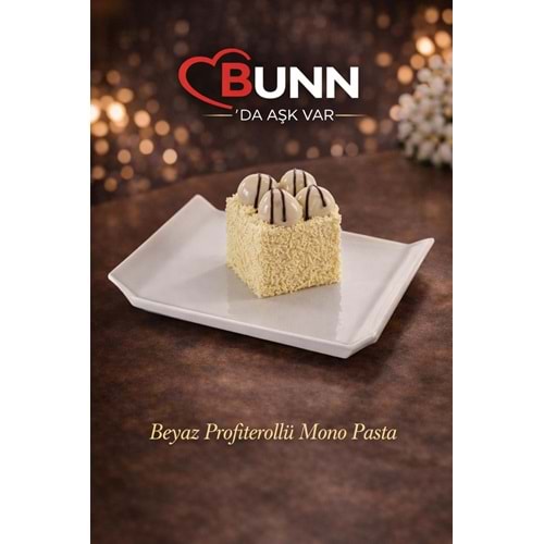 Bf Profiterollü Mono Beyaz 9 Ad * 9