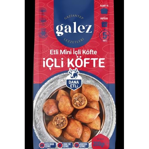 Galez İçli Köfte Dana Etli Mini Poşet 200Gr*15 Market