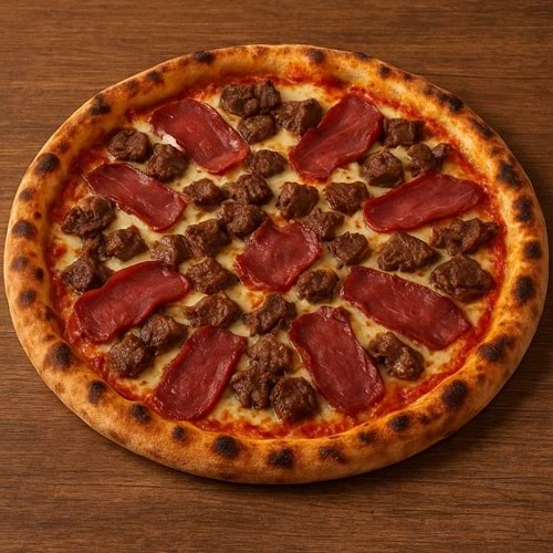 Bf Pizza Napoli Kavurmalı Pastırmalı 450Gr 30cm*20 MARKET