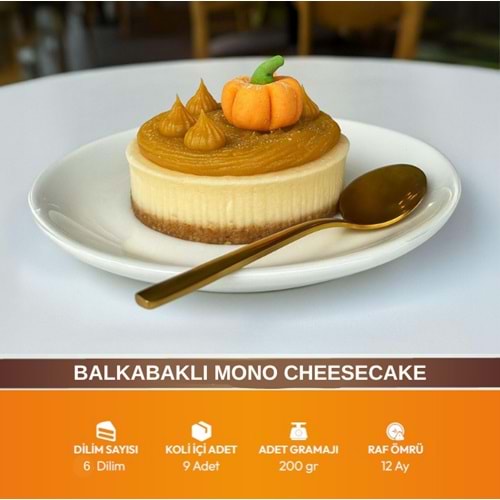 Bf Mono Balkabaklı Cheesecake 200Gr 6Ad*9