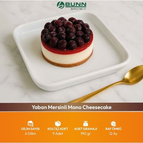 Bf Yaban Mersinli Mono Cheescake 190Gr 6dlm*9