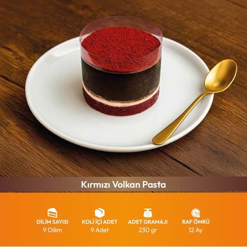 Bf Kırmızı Volkan Pasta Mono 230Gr 9Dlm*9