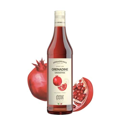 Odk Grenadine (Nar) Şurup Cam 700ml*6