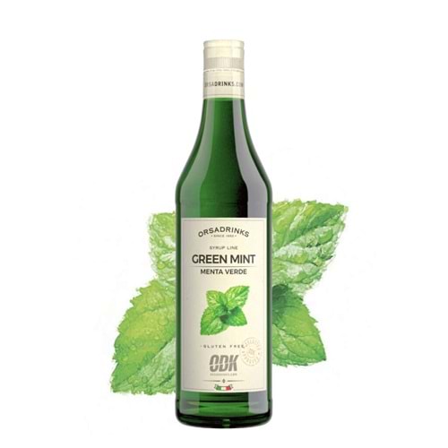Odk Green Mint (Yeşil Nane) Şurup 700 ml Cam * 6