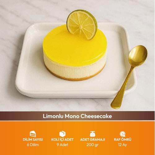 Bf Mono Limonlu Cheesecake 180Gr Ad*9