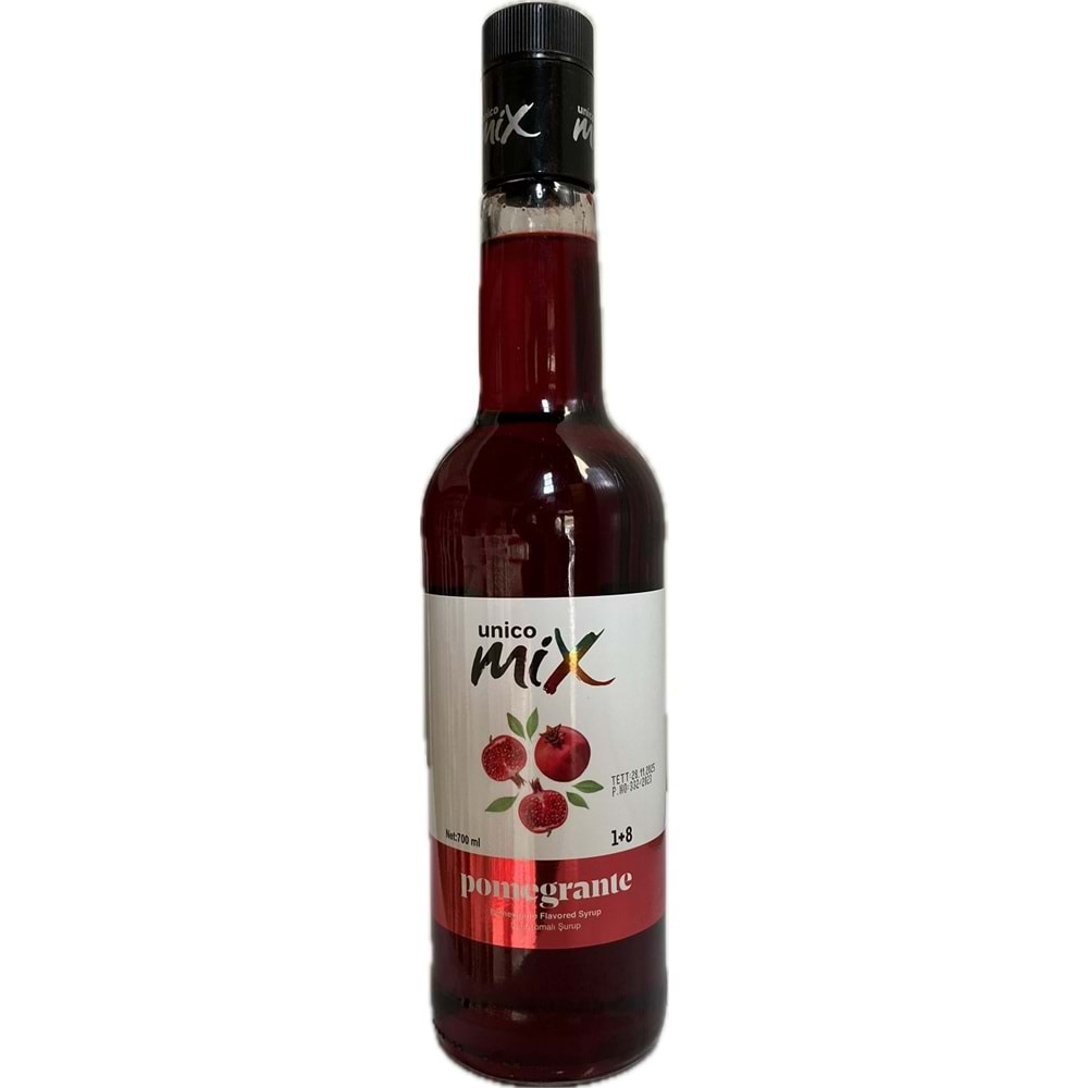 Mix Nar (Grenadıne) Şurup 700ml Cam*6