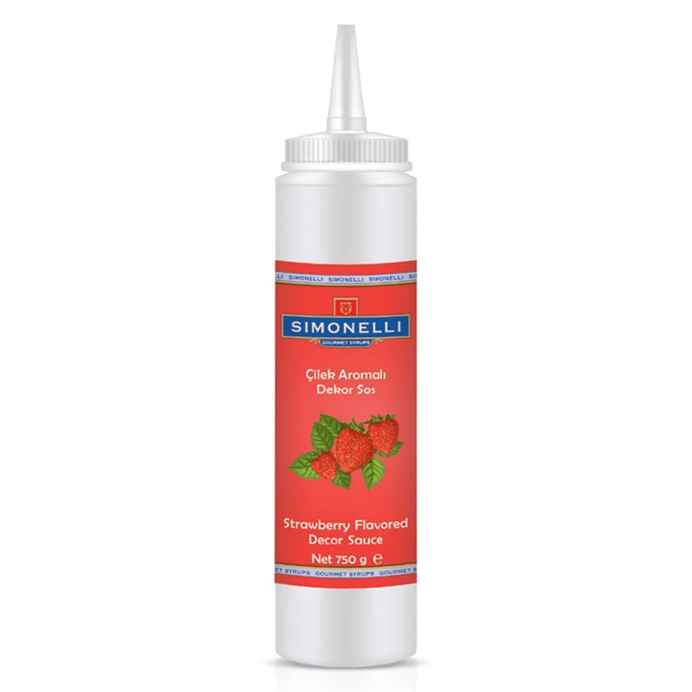 Simonelli Dekor Sos Çilek (Strawberry) 750Gr*12
