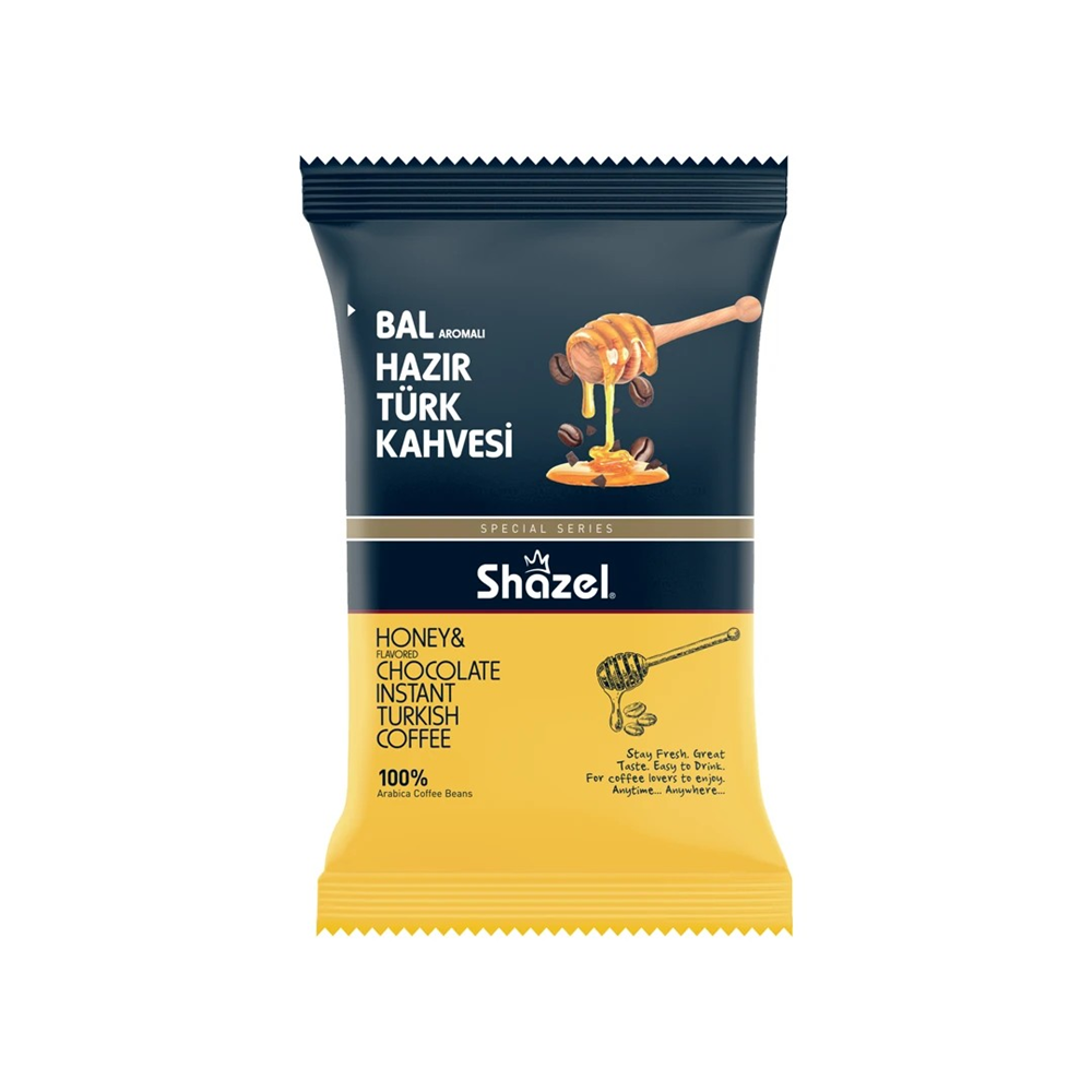 Shazel Bal Hazır Türk Kahvesi 100gr -16 * 4