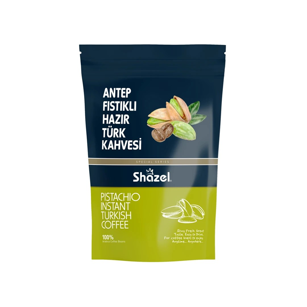 Shazel Antep Fıstık Hazır Türk Kahvesi 200gr -18 Ad