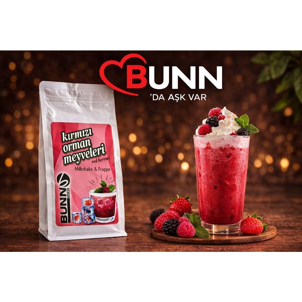Bf Frappe-Milkshake Kırmızı Orman Meyveleri 1000Gr*6