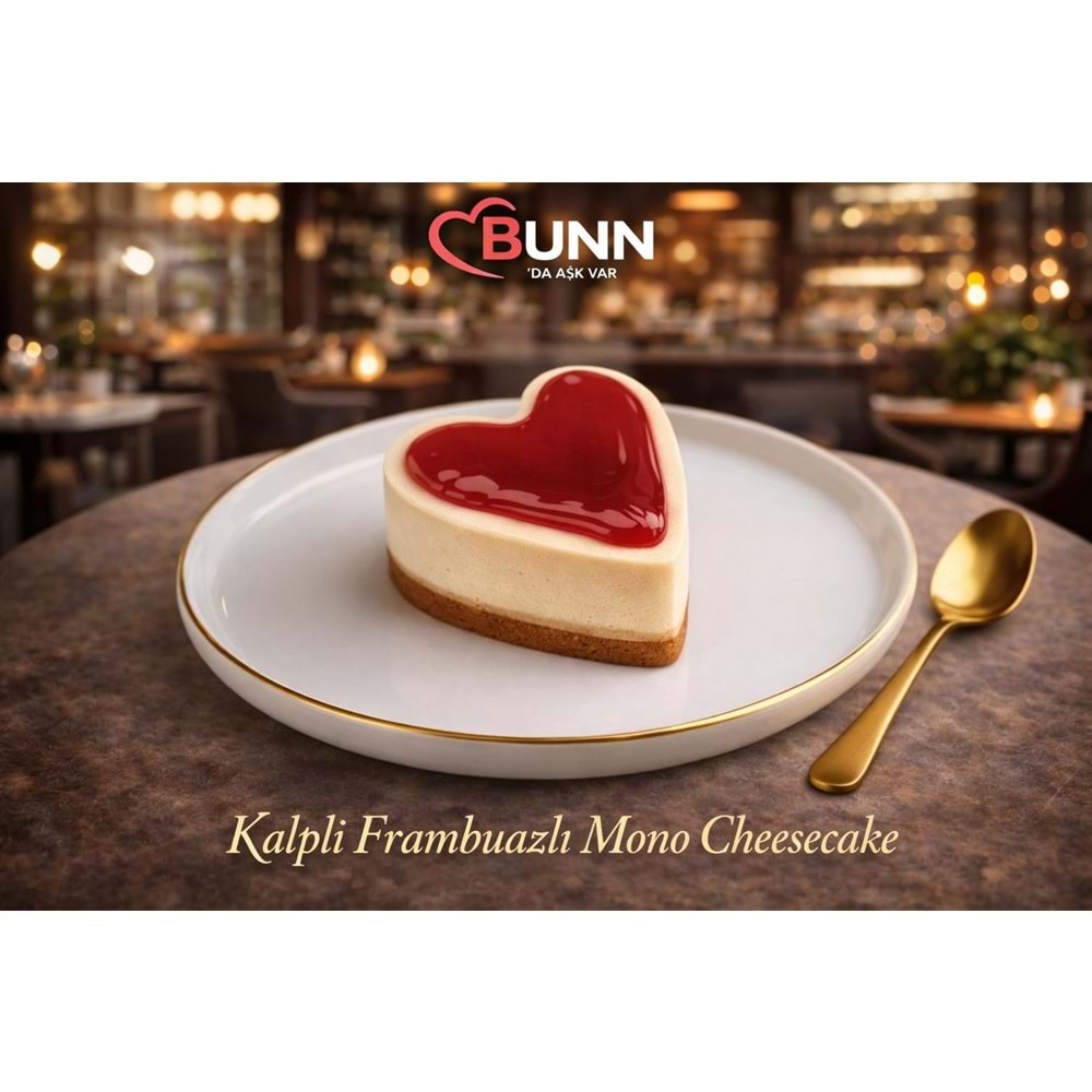 Bf Kalpli Frambuazlı Cheescake 80Gr*30Dlm