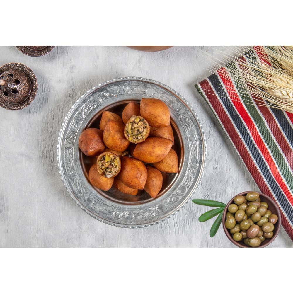 Galez İçli Köfte Yeşil Zeytinli Mini 17gr*706Ad (Vegan) Edt