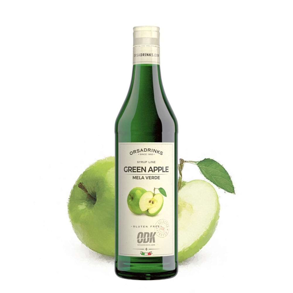 Odk Green Apple (Yeşil Elma) Şurup 750 ml Cam * 6