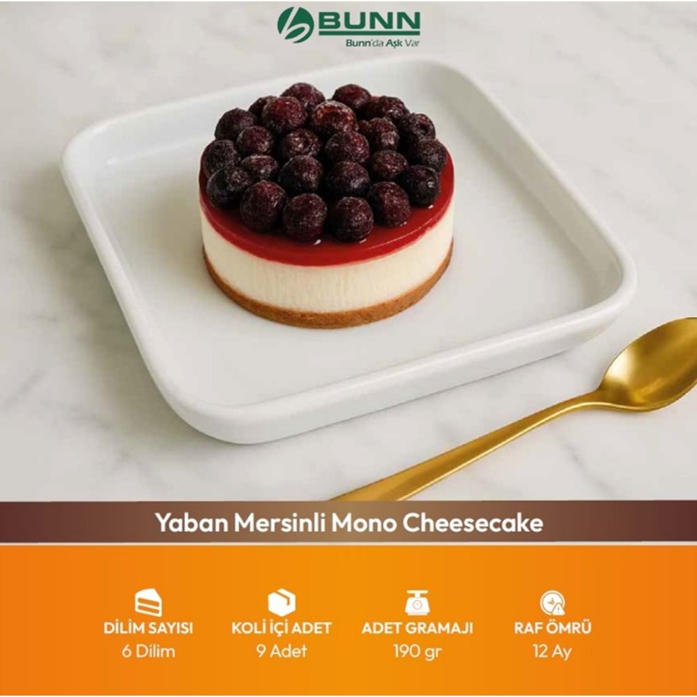 Bf Yaban Mersinli Mono Cheescake 190Gr 6dlm*9