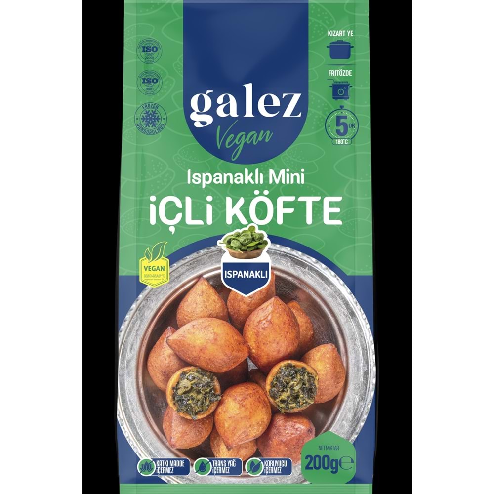 Galez İçli Köfte Yeşil Zeytinli Mini Poşet 200gr*15 Market