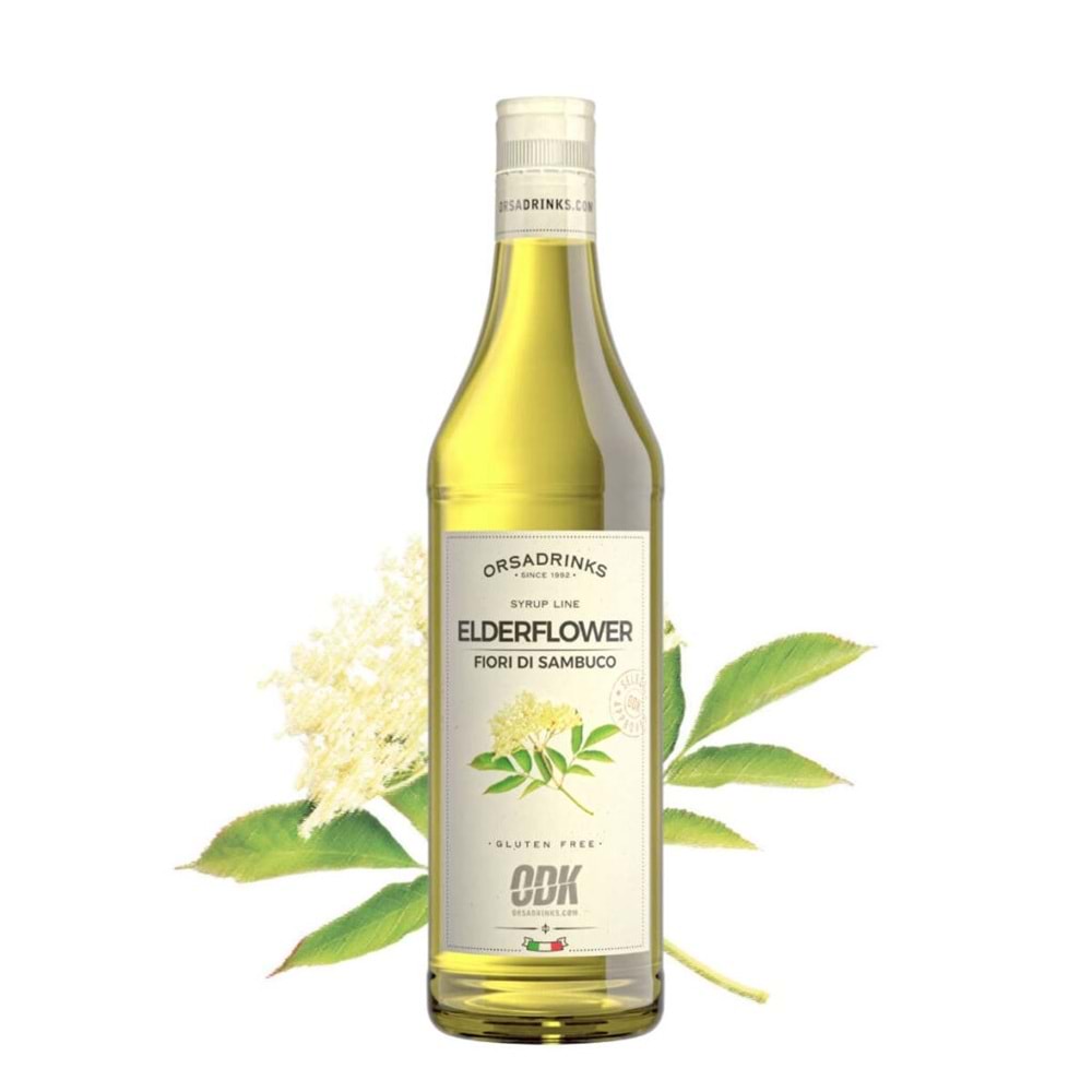Odk Elderflower (Mürver Çiçeği) Şurup 750 ml Cam * 6
