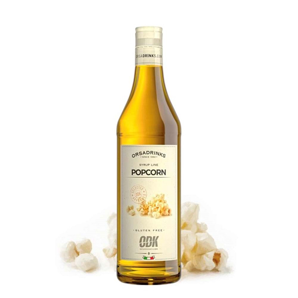 Odk Popcorn (Patlamış Mısır) Şurup 750 ml Cam * 6