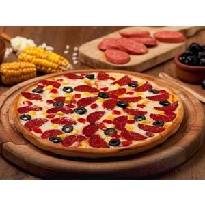 Premium Pizza Karışık El Açması Ekşi Maya 25 Cm*18